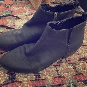 Black ankle boots (size 9)